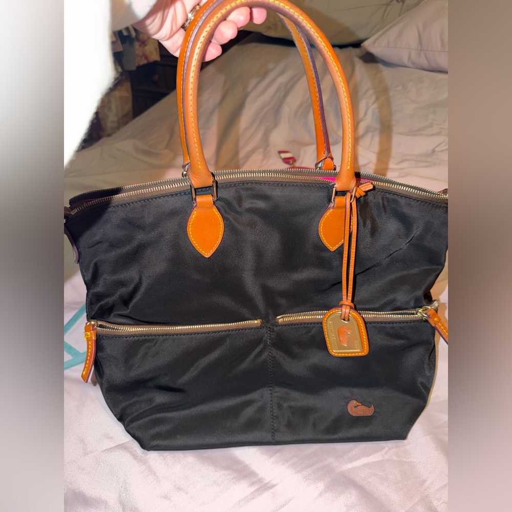 Dooney & Bourke Nylon & Leather Black Women's Bag